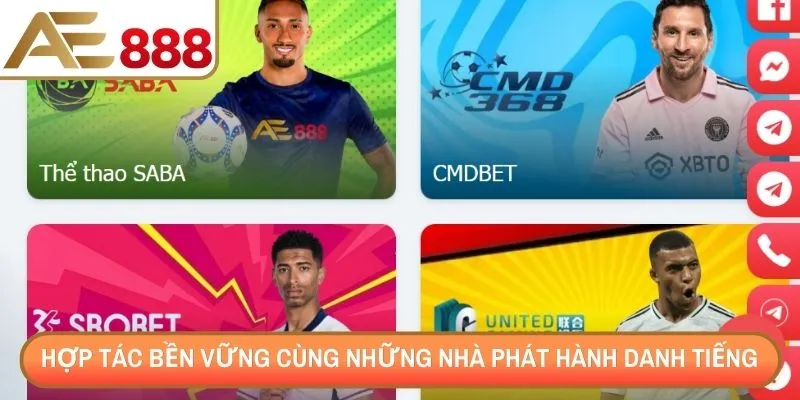 Hợp tác bền vững cùng những nhà phát hành danh tiếng